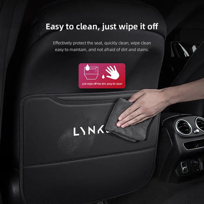 Tapis de protection Anti-coup de pied pour dossier de siège de voiture, accessoires pour LYNK & CO 01 08 02 03 Phev 03 + 05 06 09 07 PHEV 09 MHEV