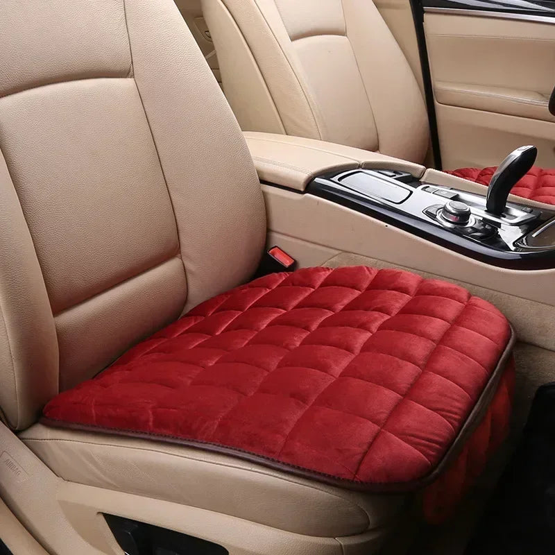 Housse de siège de voiture, coussin chaud d'hiver, antidérapant, universel, pour chaise avant, coussin respirant pour véhicule, protection automobile