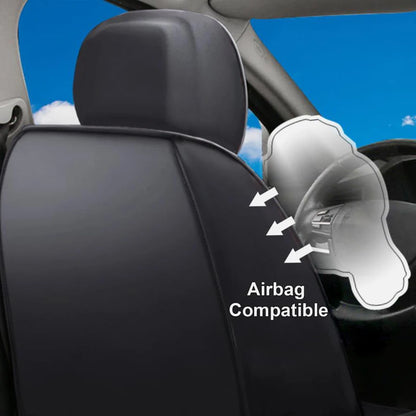 Housses de siège de voiture universelles en cuir pour Honda Civic/Accord/CR-V housse de siège de voiture en cuir PU 2/5 sièges avant et arrière berline SUV intérieur