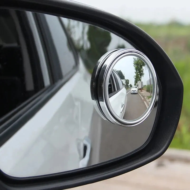 Rétroviseur d'angle mort de voiture 2 en 1, 2 pièces, revêtement de pluie multifonctionnel 2 en 1 pour les jours de pluie, vue en expansion, conduite de sécurité
