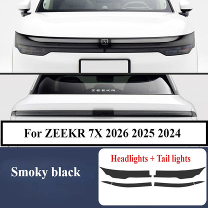 Film de Protection PPF pour ZEEKR 7X 2026 2025 2024, accessoires intérieur transparent en TPU LCD, panneau d'équipement de Navigation, Console centrale