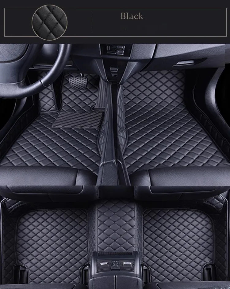 Tapis de Sol de Voiture 3D Personnalisé en Cuir Artificiel, Accessoires d'Nikpour BMW Série 5 E39 1995-2004 E60 F10 G30 2017-2022