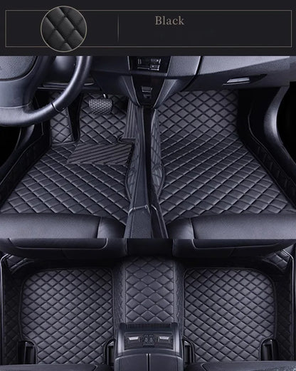 Tapis de Sol de Voiture 3D Personnalisé en Cuir Artificiel, Accessoires d'Nikpour BMW Série 5 E39 1995-2004 E60 F10 G30 2017-2022