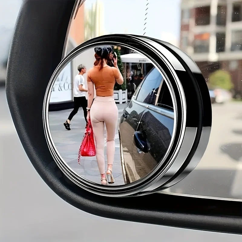 مرآة النقطة العمياء 2 في 1 للسيارة متعددة الوظائف، طلاء مضاد للمطر للأيام الممطرة، رؤية قابلة للتمدد، أمان القيادة، قطعتين
