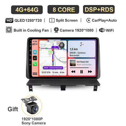 Android 15 autoradio Carplay pour Peugeot Partner 1 2002 - 2008 Partner origine 1 2008-2011 Android Auto lecteur multimédia stéréo