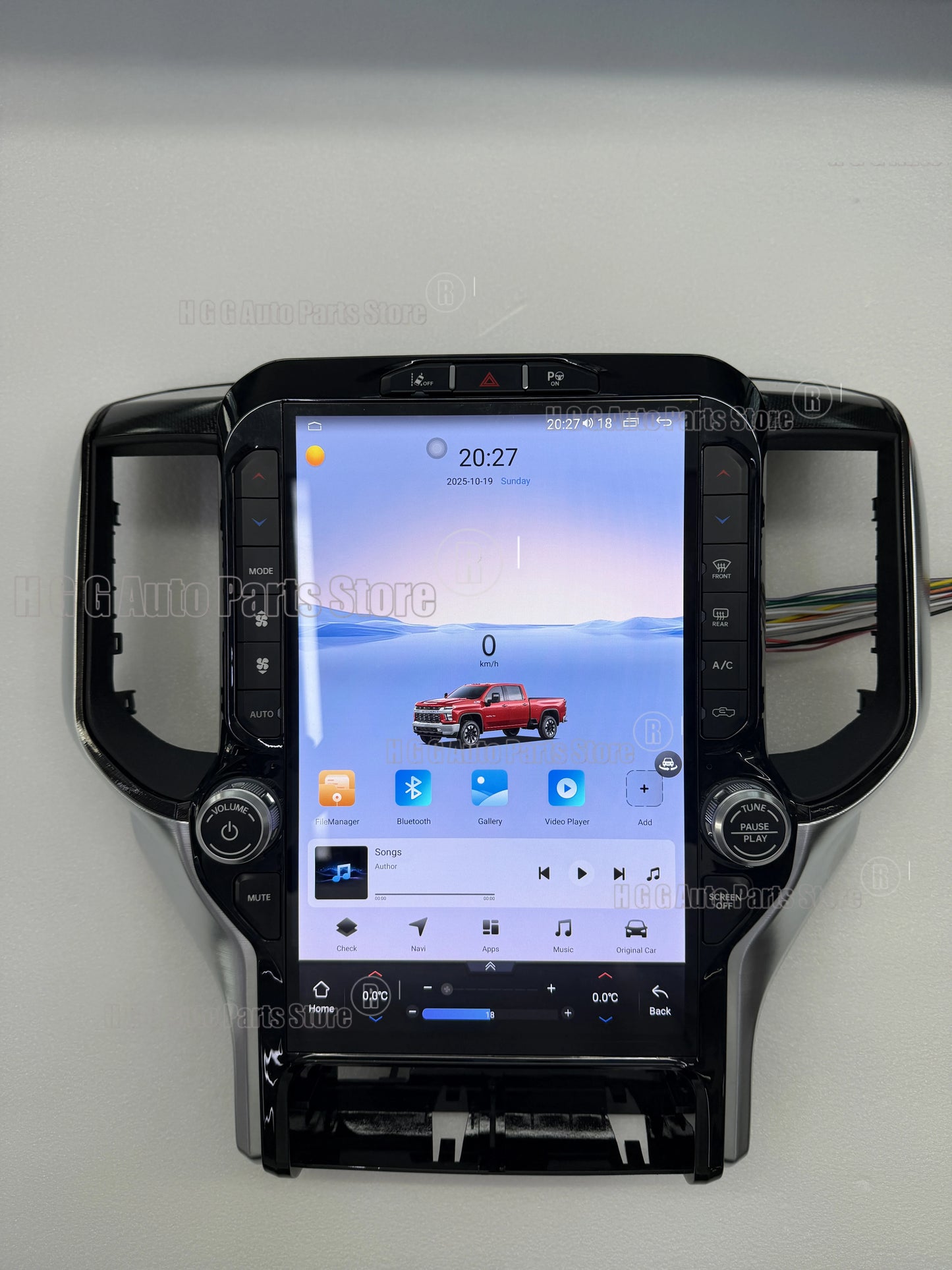 Pour Dodge Ram 2019-2024 stéréo GPS Navigation Android lecteur vidéo multimédia grand écran Qled tête Uint Auto Radio sans fil Carplay