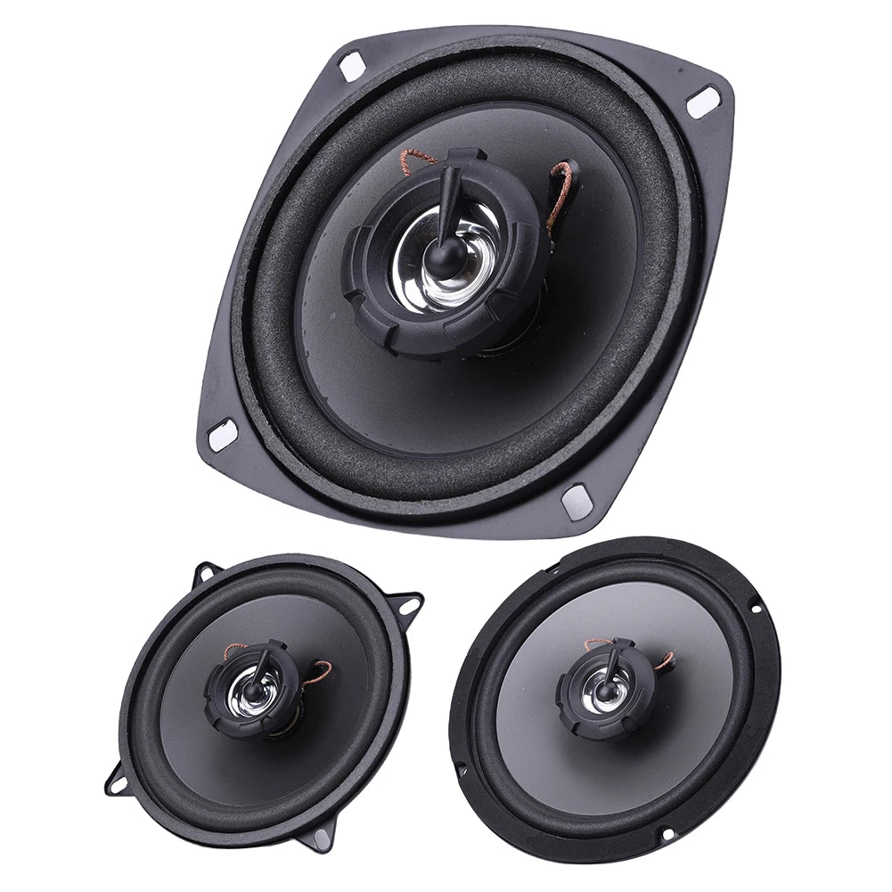 Nouveau 4/5/6 pouces haut-parleurs de voiture 12V 2 voies pleine fréquence voiture HiFi haut-parleur Coaxial 4 Ohms 300/400/500W Audio musique stéréo caisson de basses