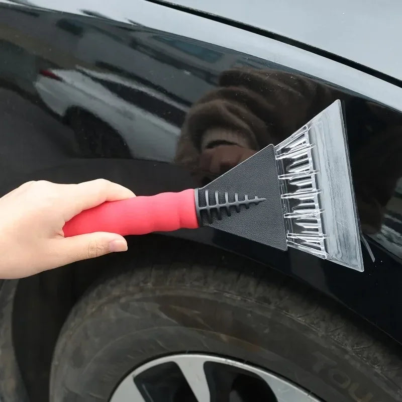Grattoir à glace/dissolvant de neige de voiture, brise-glace et outil de brosse pour le nettoyage des vitres automobiles d'hiver