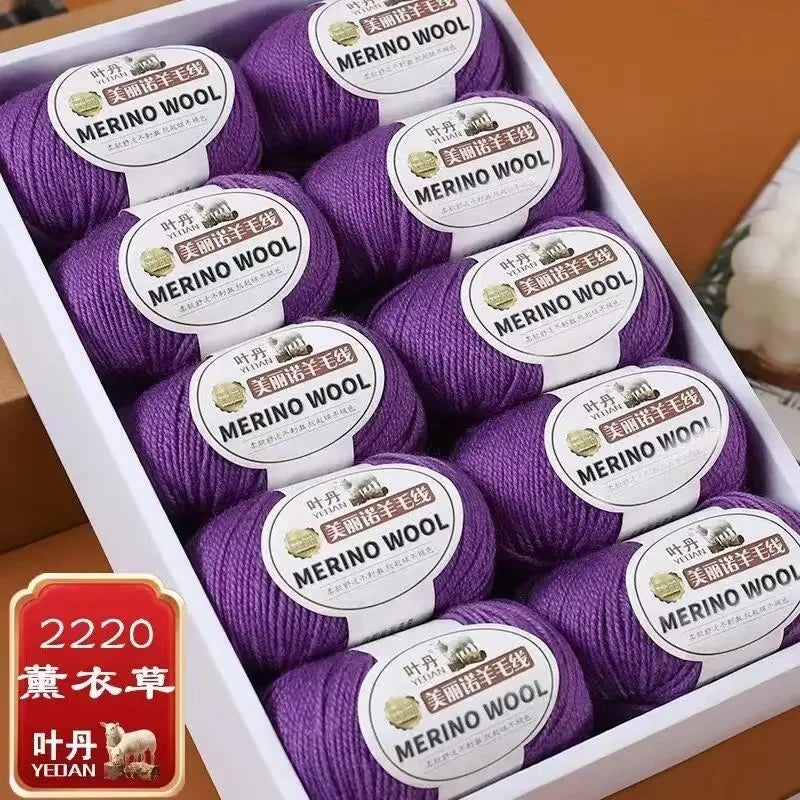 Fil de laine doux à 3 plis, 500 g/ensemble, pour crochets, chapeau d'hiver, pull, écharpe, châle, manteau, Cardigan, bricolage, confortable, chaud et moelleux, fil rouge pour bébé