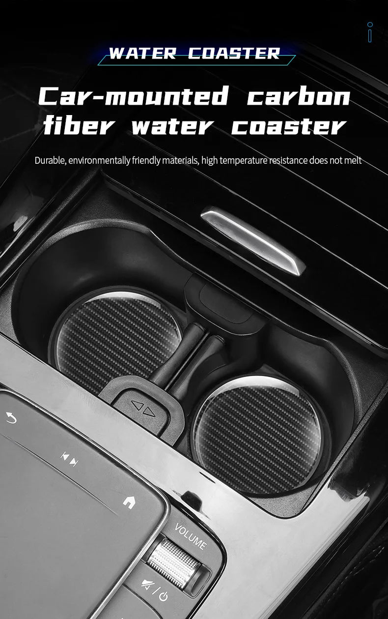 Tapis de dessous de verre antidérapant pour tasse d'eau de voiture, 2 pièces, pour Chery Jaecoo J7 J8 7 Tiggo 8plus 8 5 Plus 7pro Max Omoda 5 C5 Arrizo