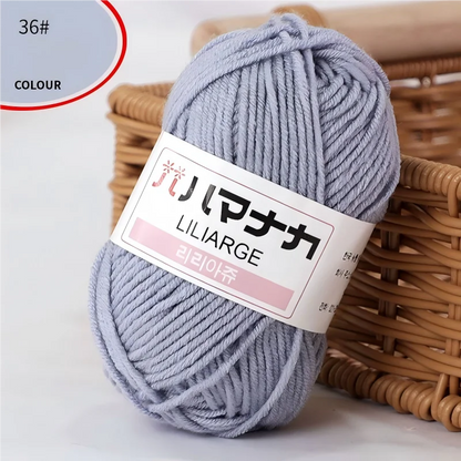Fil à tricoter en coton doux et épais pour bébé, fil de velours en fibres épaisses pour tricot à la main, fil à crocheter pour pull DIY