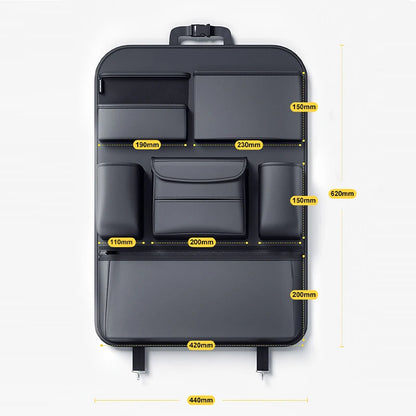 SEAMETAL – sac de rangement pour siège arrière de voiture, sac de rangement multifonction de grande capacité pour dossier de siège, sac suspendu, coussin de protection