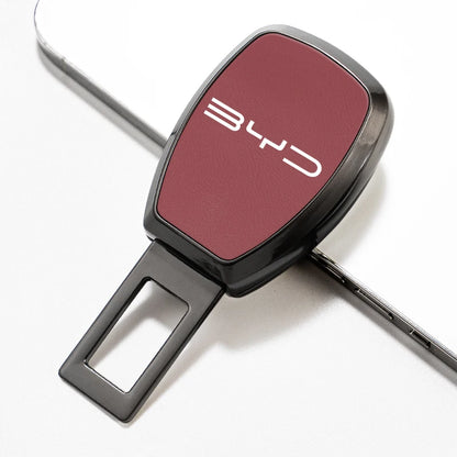 Boucle d'extension de ceinture de sécurité de voiture, accessoires de couverture de ceinture de sécurité pour BYD Atto E6 Tang E3 E9 F3 Song F3R Qing Yuan D1 S6 F0 E5 E2 E1