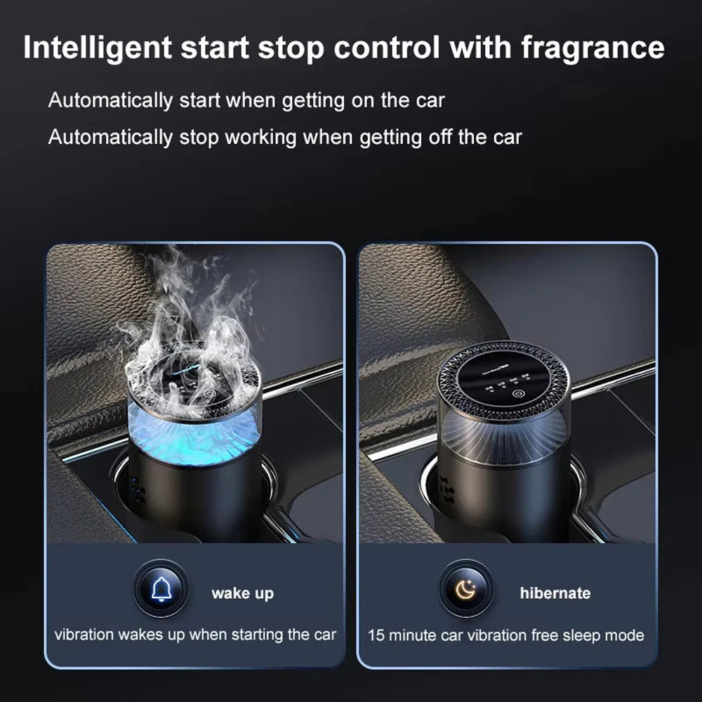 Désodorisant pour voiture, brume de mer et arôme de nuage, diffuseur d'atomisation intelligent, parfum naturel, machine de désodorisant à pulvérisation automatique, nouvelle collection 2025