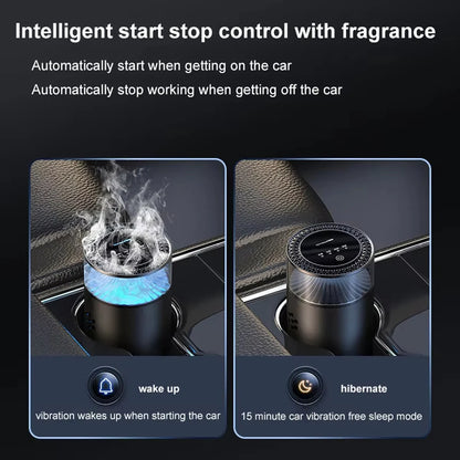 Désodorisant pour voiture, brume de mer et arôme de nuage, diffuseur d'atomisation intelligent, parfum naturel, machine de désodorisant à pulvérisation automatique, nouvelle collection 2025