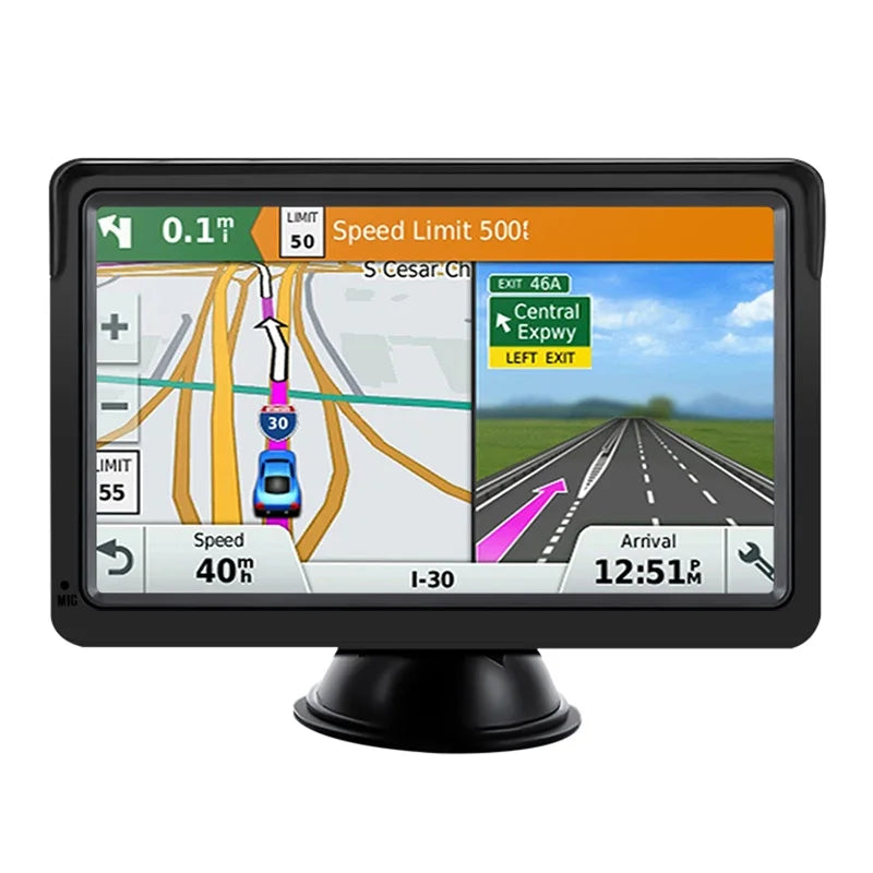Lecteur DVD de voiture à écran tactile de 7 pouces, système de navigation de voiture, autoradio MP5, stéréo, écran IPS, Bluetooth, lien miroir, type-c universel