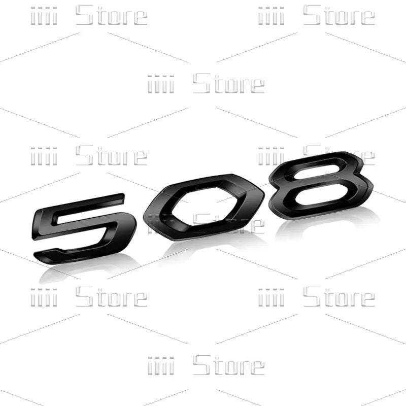 Autocollant 3D en métal chromé pour voiture, autocollant latéral de garde-boue de coffre arrière, accessoires automobiles pour Peugeot 208 308 408 508 GT RCZ