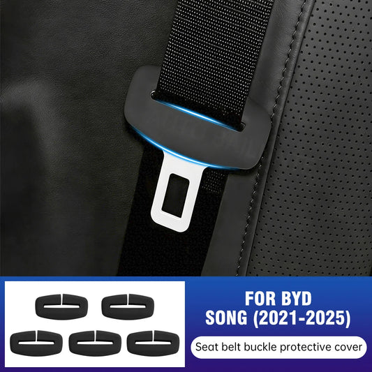 Protection de boucle de ceinture de sécurité pour voiture BYD Song, pour BYD Song 2021 2022 2023 2024 2025, accessoires intérieurs de boucle de ceinture de sécurité