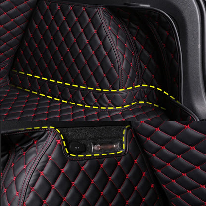 Tapis de coffre de voiture personnalisé en cuir microfibre, pour Changan CS55 CS35 CS75 PLUS 2024, tapis de valise, accessoires d'intérieur de voiture