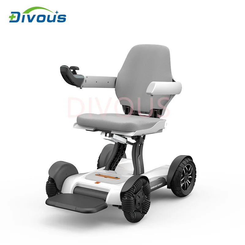 Modèle Premium 20AH batterie au Lithium Bluetooth adultes chaise roulante électrique pliante pour handicapés fauteuil roulant pliable à distance