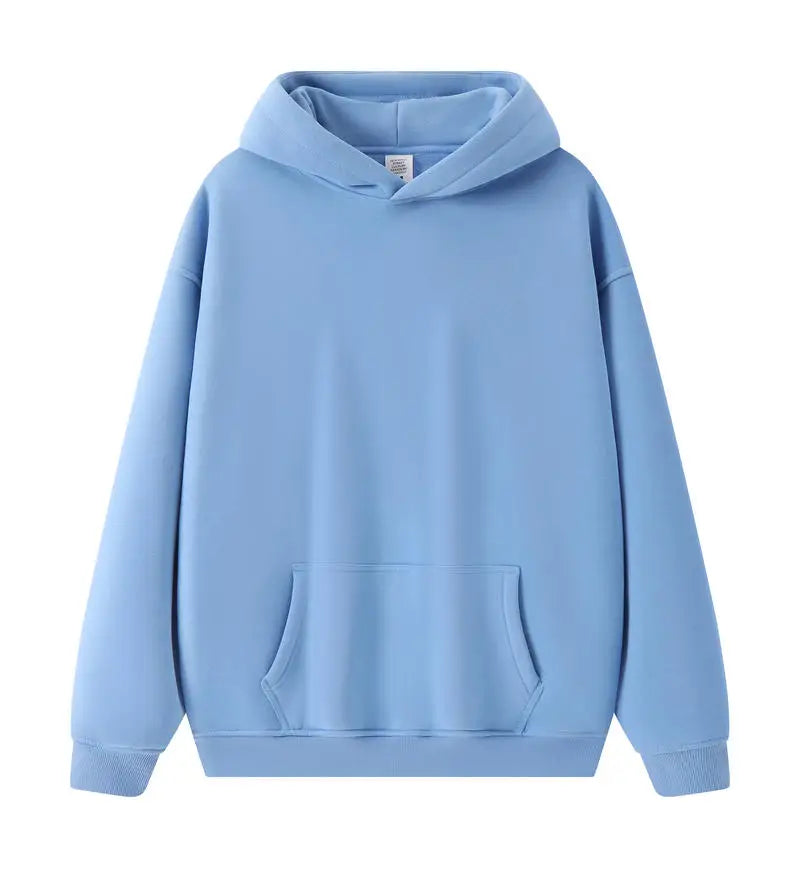 Bricolage LOGO personnalisé Image 17 + couleurs 400GSM chaud hommes surdimensionné goutte épaule sweats à capuche couleur unie mâle hiver avec sweat à capuche en polaire