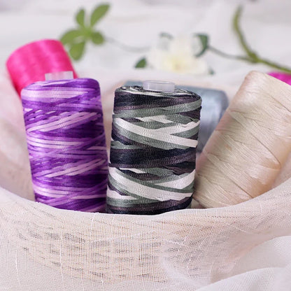 Fil de Crochet d'été en Satin, 100g/bobine, sangle conçue, fil fantaisie mélangé pour bricolage, chapeau, sac à main, pull, chapeau, 1 pièce