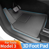 Tapis de sol imperméable et antidérapant, pour intérieur de voiture Tesla modèle 3 2021 – 2024 Highland 2025, entièrement entouré, spécial XPE