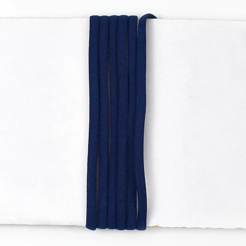 Bande élastique 5/10/20M 3/5mm, noyau d'huile, corde en Nylon pour attaches de cheveux, sangle de masque, bande extensible, soutien-gorge, chaussures, bandes en caoutchouc, accessoires de couture