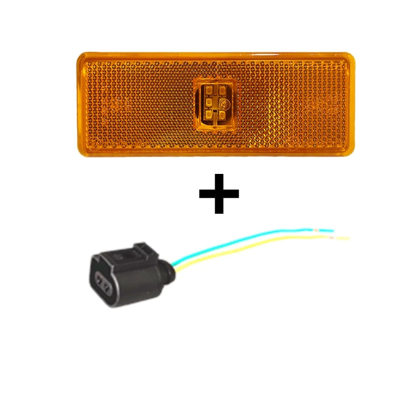 Feux de position latéraux pour camion, lampes automatiques pour Mercedes Benz MB Actros MP2 0005445411 0005445211 Emark E11, taille standard, 1 pièce
