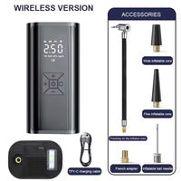 YIJU pompe à Air sans fil 150psi gonfleur de pneu électrique Portable pour voiture vélo moto Mini compresseur d'air pneu injecteur d'air