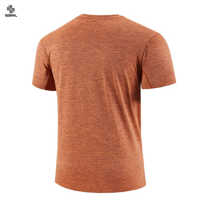 SBWL 2025 nouvel été haute qualité sports de plein air et fitness intérieur T-shirt à séchage rapide, mode et décontracté à manches courtes hauts