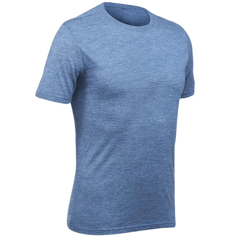 T-Shirt avec couche de Base en laine mérinos pour hommes, 180GSM, évacuant l'humidité, respirant, séchage rapide, Anti-odeur, taille ASIA