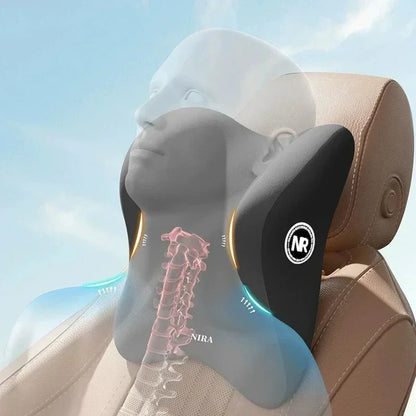 Support lombaire pour appuie-tête de voiture, coussin lombaire en mousse à mémoire de forme, oreiller lombaire, oreiller de nuque confortable pour voiture, accessoires auto