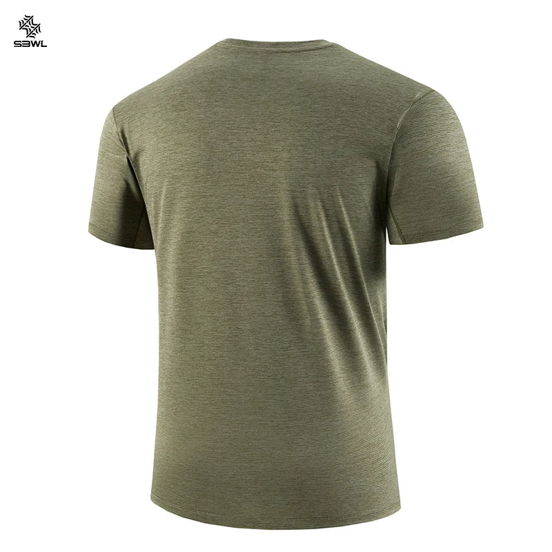 SBWL 2025 nouvel été haute qualité sports de plein air et fitness intérieur T-shirt à séchage rapide, mode et décontracté à manches courtes hauts