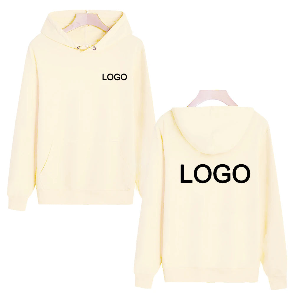 Sweat à capuche 58 % coton de haute qualité, personnalisez votre logo, sweat-shirt de sport à la mode pour hommes, sweat à capuche décontracté de rue pour femmes.