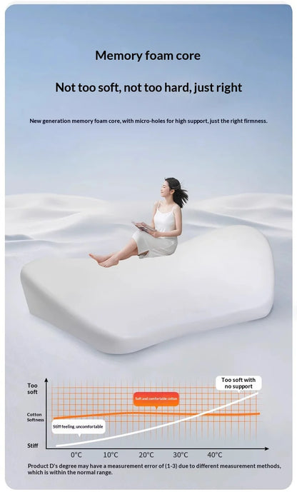 Coussin de nuque et de soutien lombaire pour voiture, universel toutes saisons, coussin lombaire respirant avec contour ergonomique pour la taille