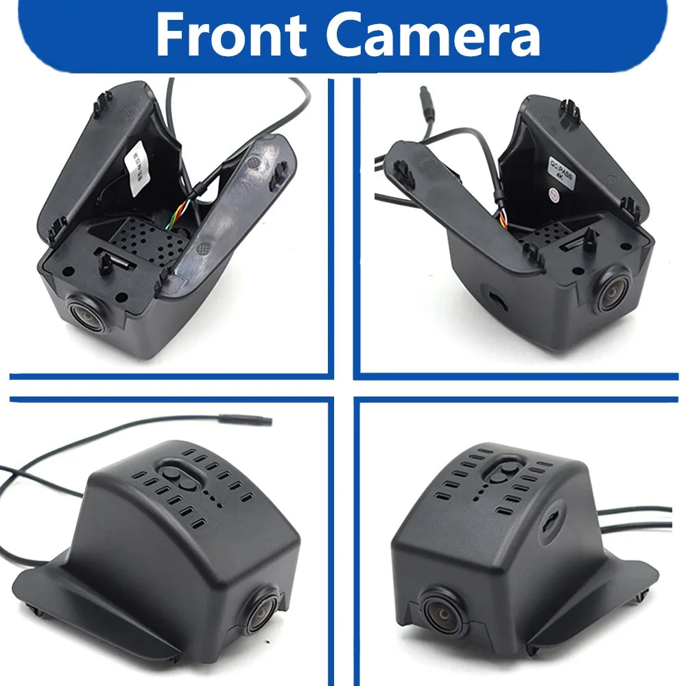AutoBora-Caméra de tableau de bord DVR de voiture, moniteur vidéo 24H pour Lynk & Co 01, 3840, 2160, 4K, WiFi, 2023x2024