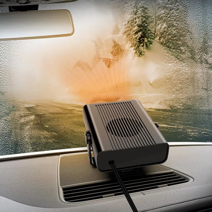 Chauffage de voiture, chauffage de voiture Portable 12V qui branchez-vous en allume-cigare chauffage de voiture électrique dégivreur chauffage rapide dégivrage désembueur