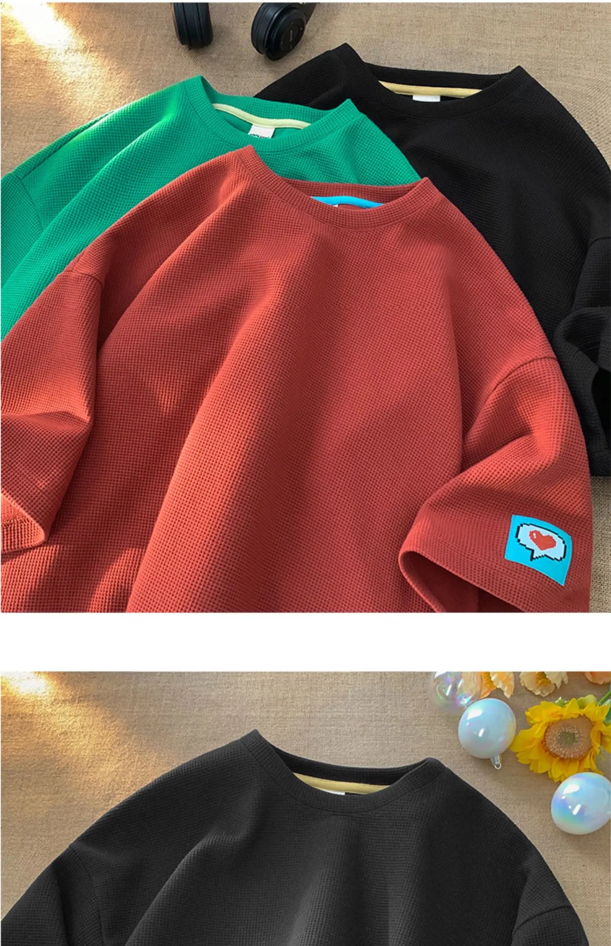T-shirt léger à manches courtes pour homme, respirant, décontracté, tendance, été, jeune, polyvalent, coupe ample, col rond