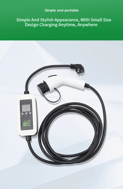 E-mingze haute qualité GBT 3.5KW câble monophasé maison Portable Ev Charge 16A Station de Charge de véhicule électrique Ev Chargerfor GBT