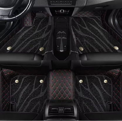 Tapis de sol de voiture Double couche personnalisé, pour Audi A6 Avant Allroad, accessoires de tapis automobile, pièces intérieures