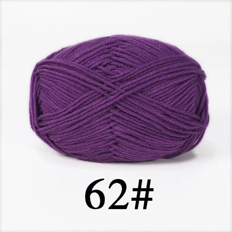Nouveau 5 pièces 250g lait coton tricot laine fil couture teint Lanas pour Crochet artisanat pull chapeau poupées couture tricot outils