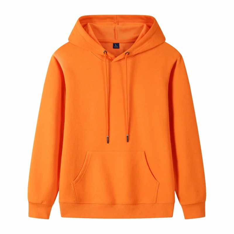 Sweat-shirt personnalisé avec logo imprimé gratuit, sweat à capuche 100% coton, vêtements de travail d'automne et d'hiver, vêtements d'équipe pour hommes et femmes