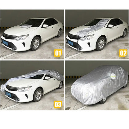 Housse de Protection extérieure pour voiture, couverture de neige extérieure complète, pare-soleil, anti-poussière, universelle pour berline Hatchback SUV