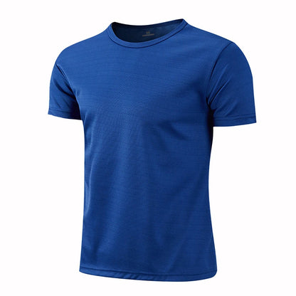 T-shirt de sport à manches courtes à séchage rapide pour hommes et femmes, maillot de gym, chemise de fitness, t-shirt de course, vêtements de sport respirants pour adolescents