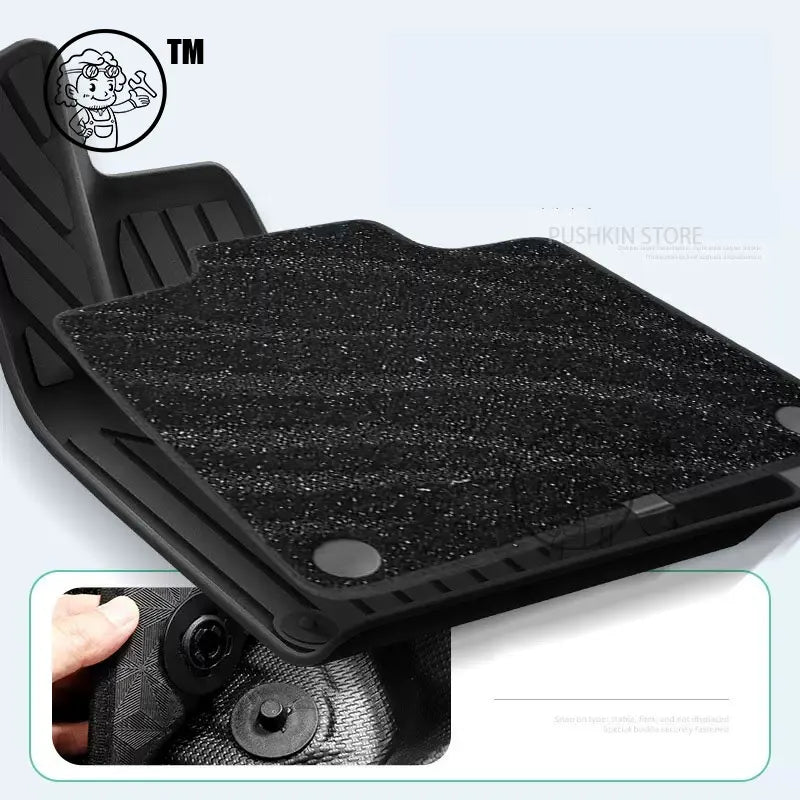 Tapis de sol de voiture pour Zeekr 9X 2025 2026, tapis de coffre en TPE et doublure de chargement, tapis de coffre toutes saisons, accessoires de doublure de sol