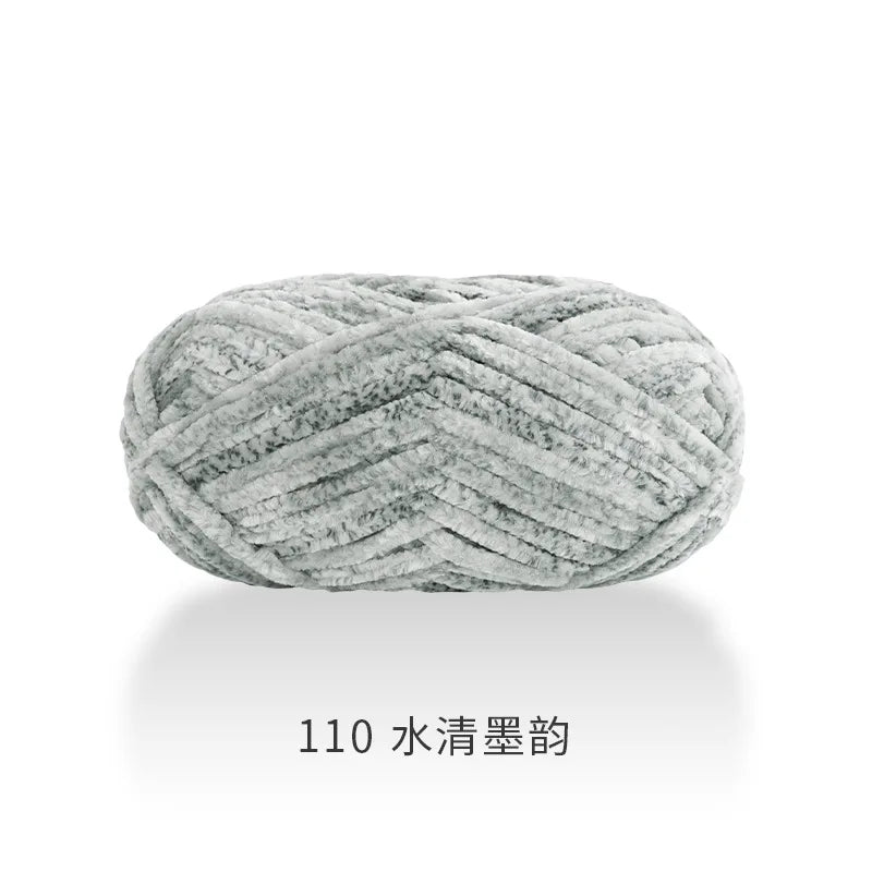 Fil à tricoter 100g, fil de glace douce, fil de coton tricoté à la main pour écharpe, Crochet de bricolage tricoté à la main