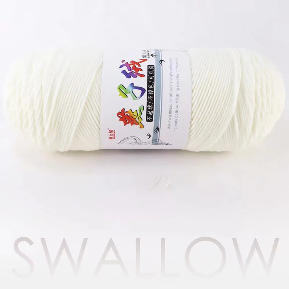 Fil de Laine Ogo Tissé à la Main pour Chandails, Écharpes, Crochet, Beurre, Lait, Fait à la Main, Grill, 200g par Pièce