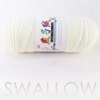 Fil de Laine Ogo Tissé à la Main pour Chandails, Écharpes, Crochet, Beurre, Lait, Fait à la Main, Grill, 200g par Pièce