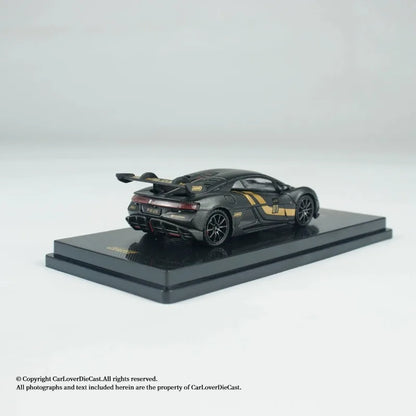 INNO moulé sous pression 1/64 échelle BYD YANGWANG U9 modèle de voiture de sport en alliage BYD YANGWANG U9 tout en carbone noir modèle de voiture Collection ornement
